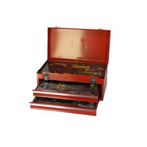 طقم عدد يدوية في صندوق معدني 2 درج ، 83 طقم عدد يدوية في صندوق معدني 2 درج ، 83